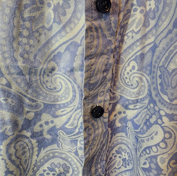 Tasso Elba Men's Blue Casual Bottom Down Shirt Un Tuck Size L - Picture 8 of 9